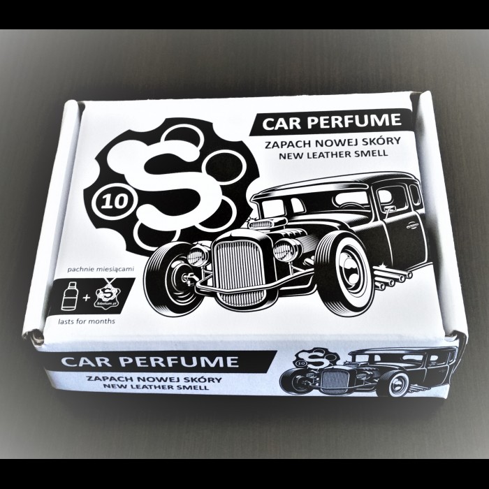 Sibelum S10 Perfum samochodowy o pięknym zapachu skóry